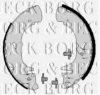 BORG & BECK BBS6005 Brake Shoe Set